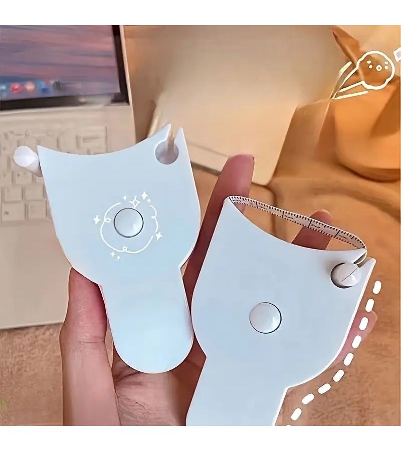 Portable Soft Tape Measure Body Flexible Fitness Measuring Tape Waist Arm Chest Measurement Compact For Gym Travel Home Use Ideal For Students White - Image 3