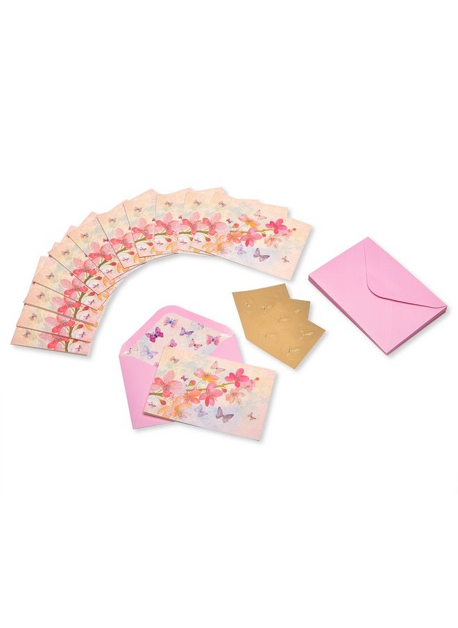 Blank Cards With Envelopes, Blossoms (12-Count) - pzsku/ZFCB2CD0C73BE016FBA36Z/45/_/1735214621/76102f01-3917-457c-a511-1989da378f14