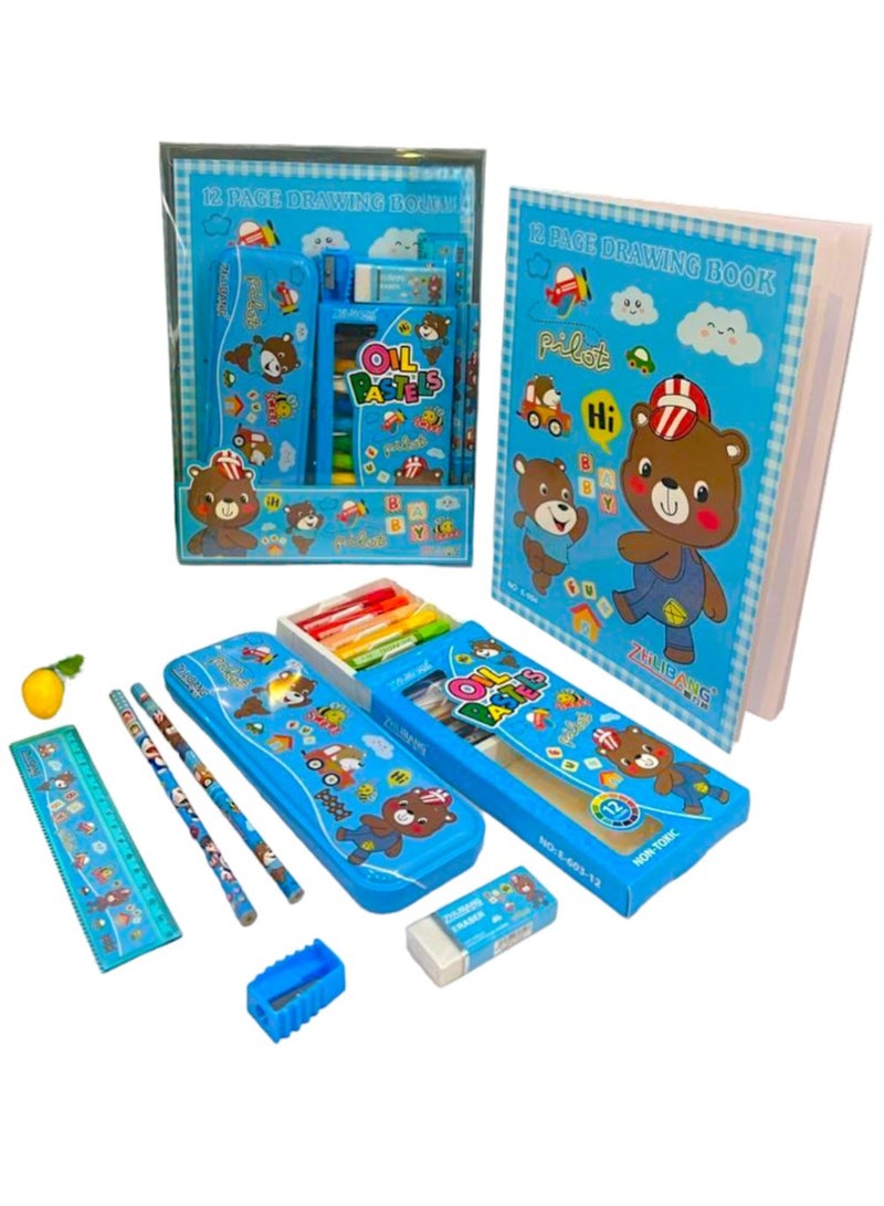 Stationery Set With Drawing Book  Art Accessories For Kids Gift