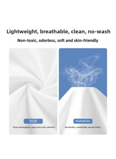 Generic Train Sleeper Disposable Bed Sheet Sleeping Bag Travel Hotel Dirty Three-Four-Piece Set Travel Soft Sleeper Hard Sleeper Portable-Color:Disposable Sheets  - Image 5