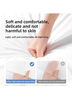 Generic Train Sleeper Disposable Bed Sheet Sleeping Bag Travel Hotel Dirty Three-Four-Piece Set Travel Soft Sleeper Hard Sleeper Portable-Color:Disposable Sheets  - Image 3