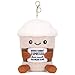 A AIFAMY Positive Coffee Plush 43 inches Espresso Cup Stuffed Toy Drink Plush for Coffee Lovers - Image 2