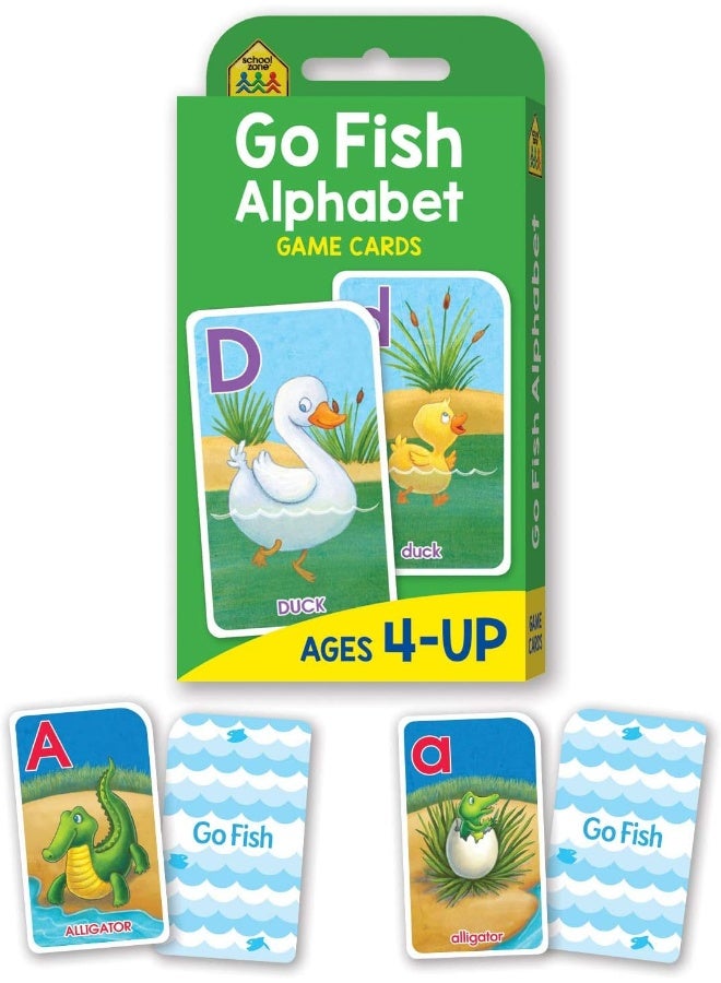 Hinkler School Zone: Go Fish Alphabet Game Cards - Image 3