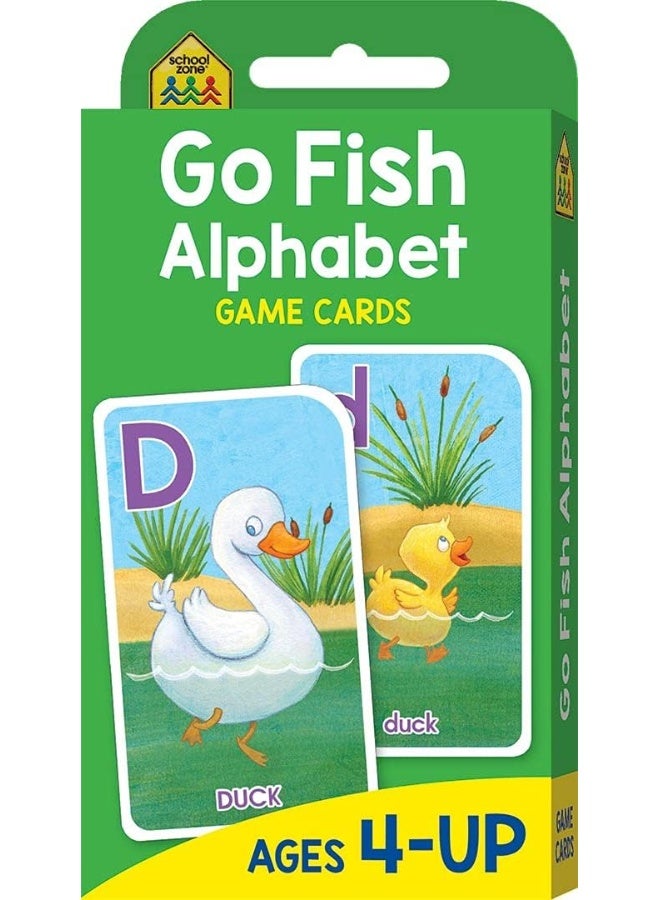 Hinkler School Zone: Go Fish Alphabet Game Cards - Image 1