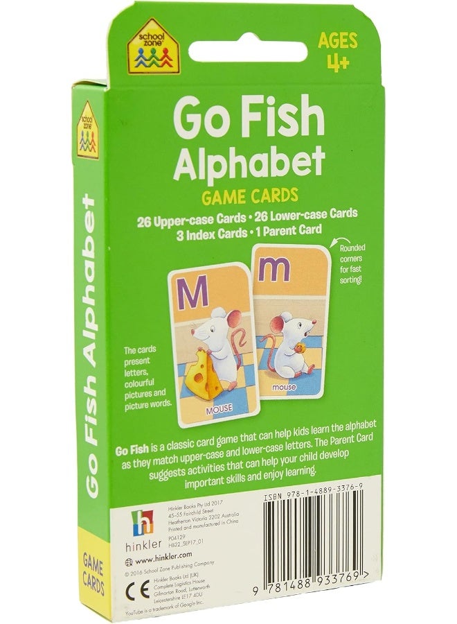 Hinkler School Zone: Go Fish Alphabet Game Cards - Image 2