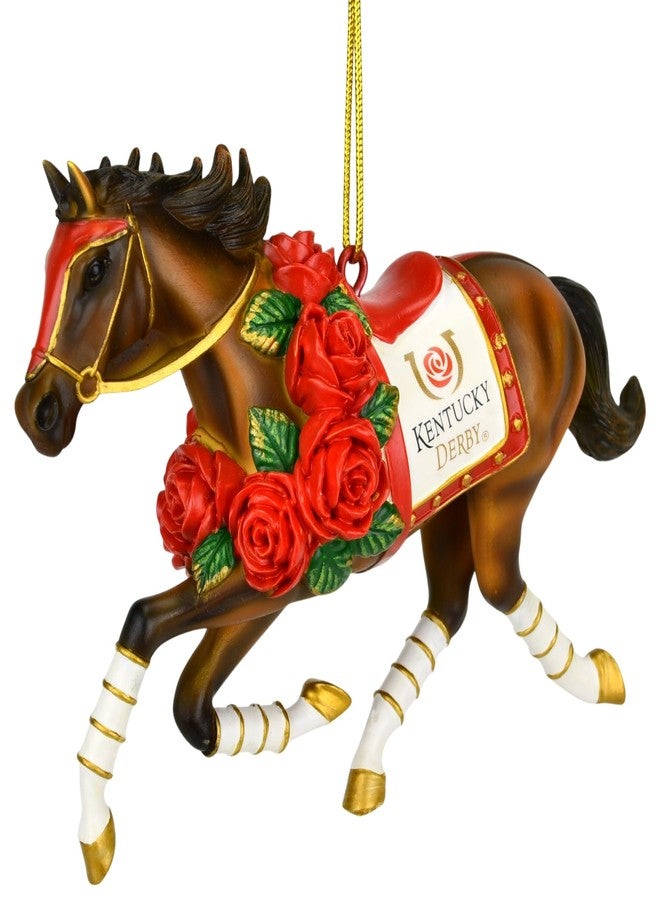 تري باديز زينة عيد الميلاد الرسمية محدودة الإصدار من Tree Buddees x Kentucky Derby - قطعة تذكارية لسباق الخيل في تشرشل داونز (حصان الديربي) - Image 1