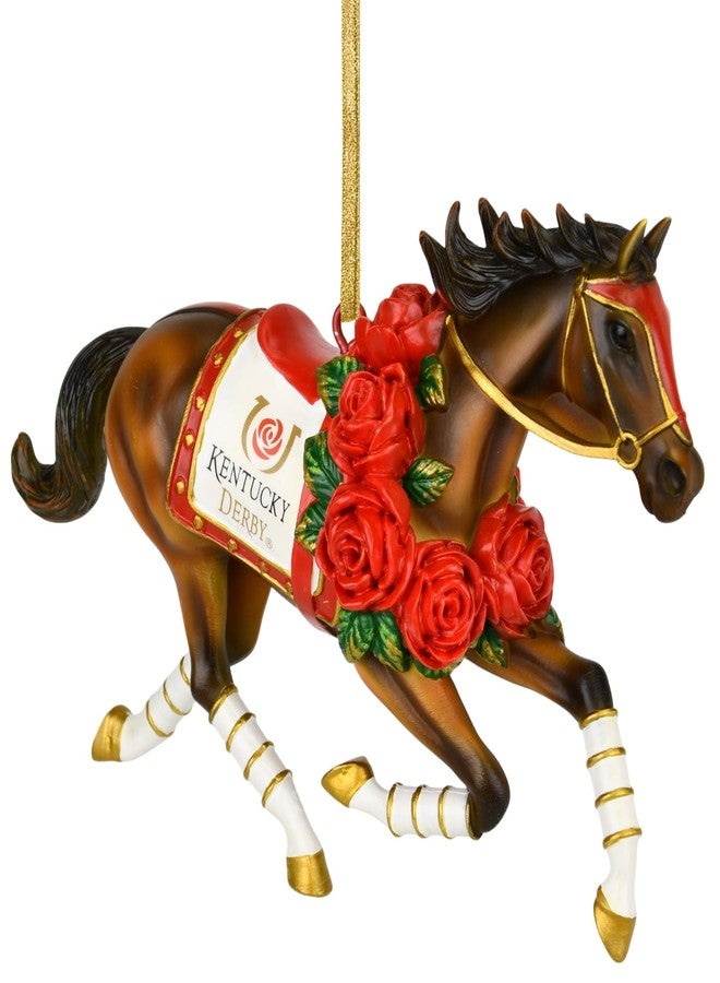 تري باديز زينة عيد الميلاد الرسمية محدودة الإصدار من Tree Buddees x Kentucky Derby - قطعة تذكارية لسباق الخيل في تشرشل داونز (حصان الديربي) - Image 3