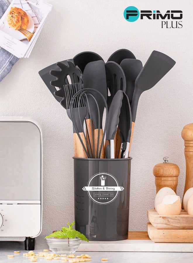 PRIMO PLUS Silicone Utensils Set With Plastic Holder - Image 3