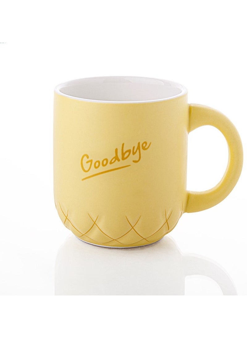 Generic - Porcelain Mug Set with Pitcher - Pineapple Shape - Yellow - Image 1