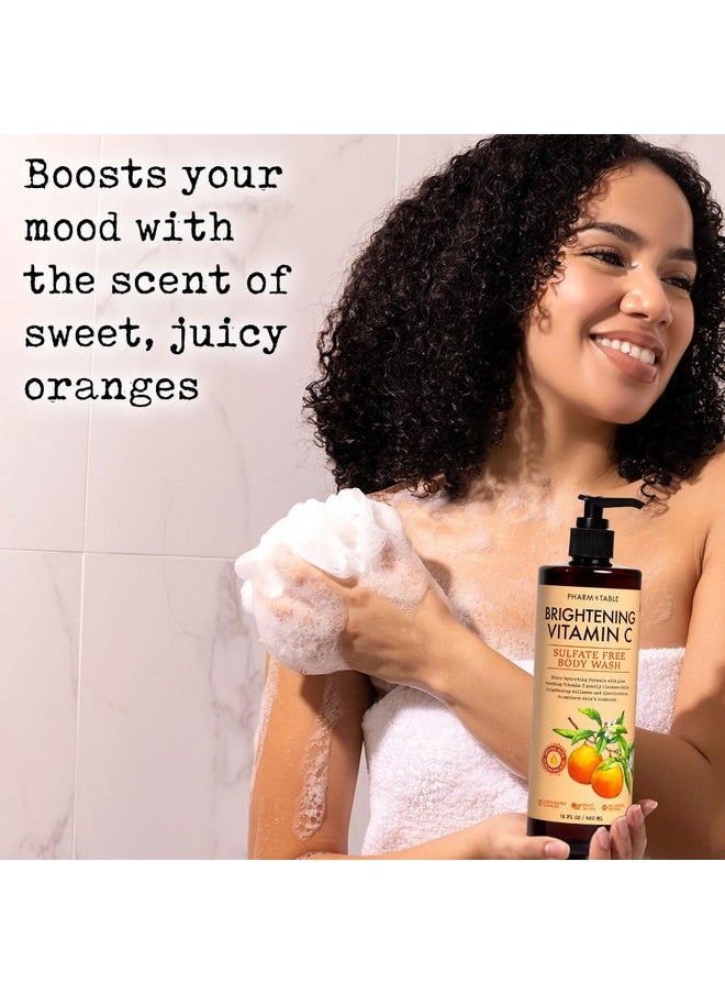 Pharm to Table - Brightening Vitamin C Body Wash For Women And Men Brightens And Nourishes The Skin Sulfate Free 100% Cruelty Free 480Ml - Image 1