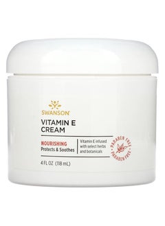 SWANSON Vitamin E Cream, 4 fl oz (118 ml) 