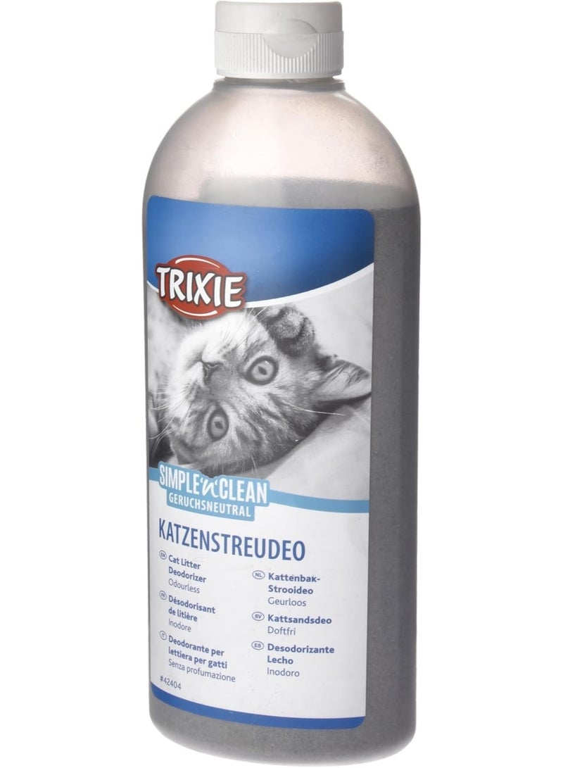 Trixie Simple'n'Clean Cat Litter Deo - Blue 750g - Image 1