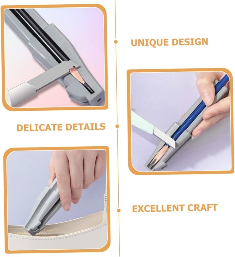 Long use oriented quality DOITOOL 3pcs Makeup Pencil Sharpener Duckbill Aid Tool for Eyebrows Easy to Use Compact and Lightweight Practical build - Image 4