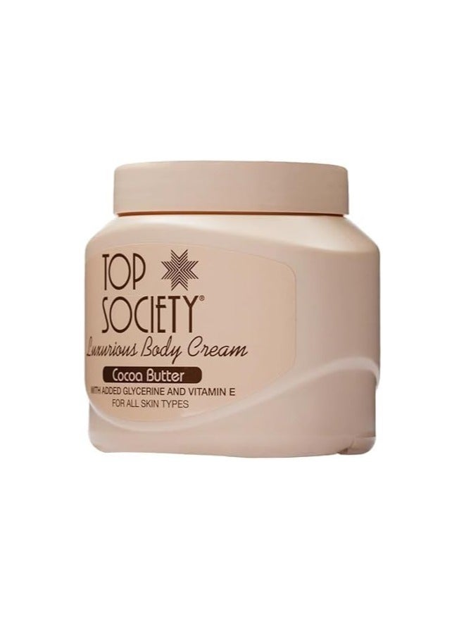 TOP SOCIETY Body Moisturizing Cream With Cocoa Butter Extract  - Image 2