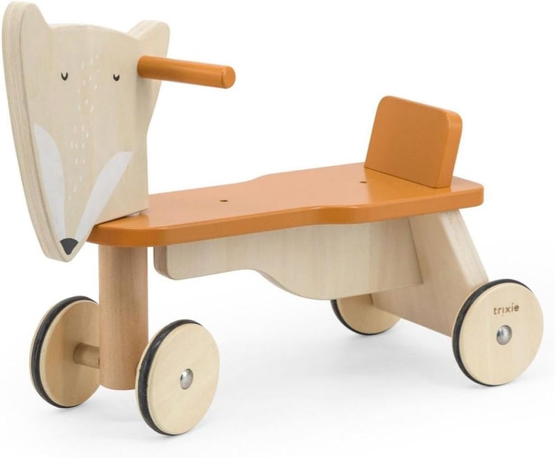 Trixie Wooden bicycle 4 wheels - Mr. Fox - Image 1