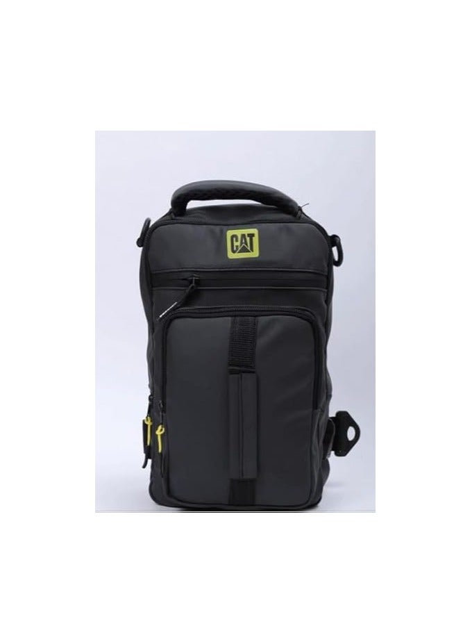 Water-resistant crossbody backpack with USB port and triple-carrying design - Image 1