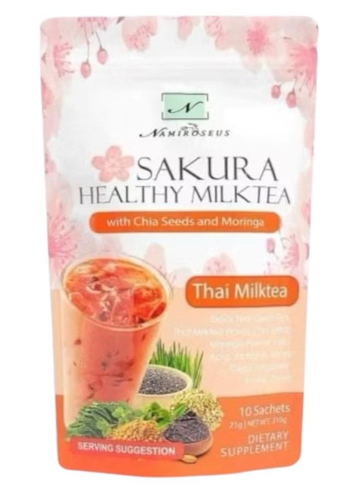 NAMIROSEUS - Sakura Healthy Milktea with Chai Seeds and Moringa Okinawa - Image 1