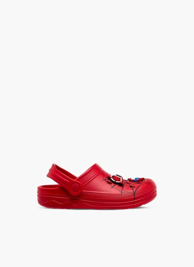 MARVEL Boys Spider-Man Print Clogs - Image 1