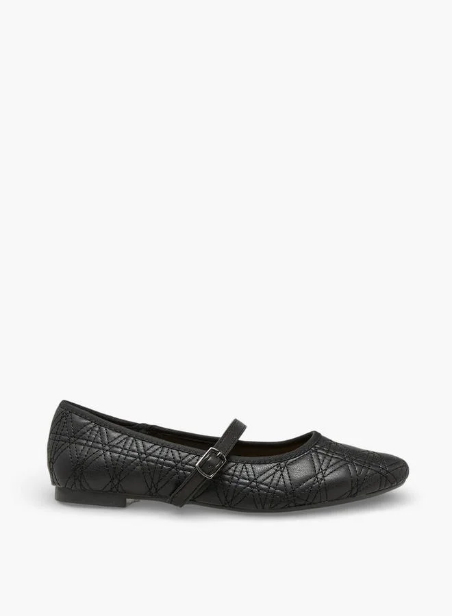 Celeste BLACK Women Buckle Closure Mary Jane Shoes for Women | Best Price UAE