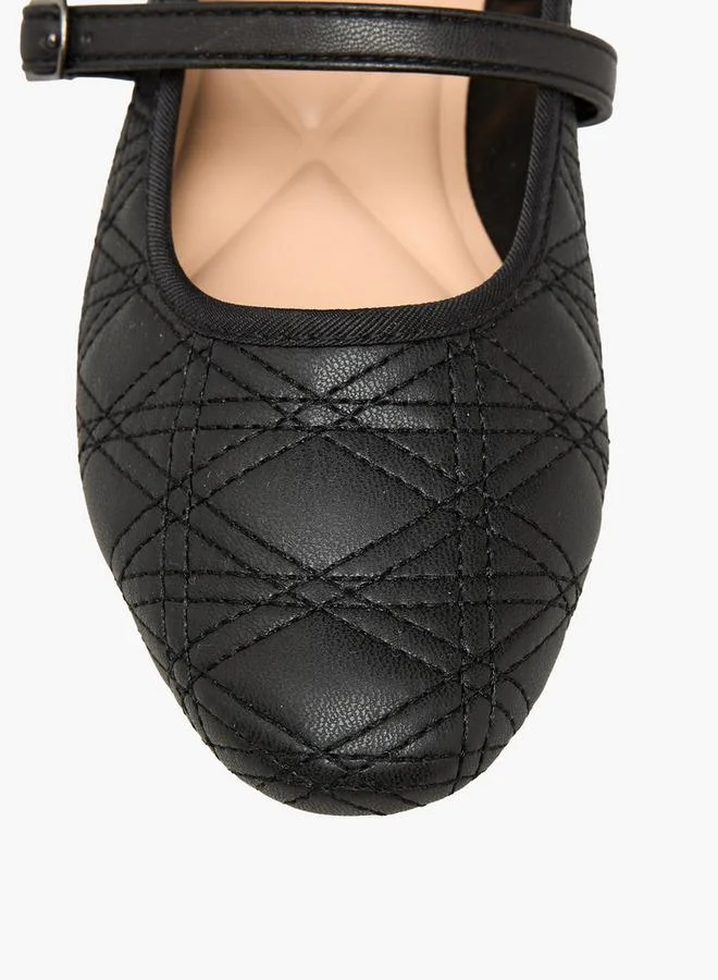 Celeste BLACK Women Buckle Closure Mary Jane Shoes for Women | Best Price UAE