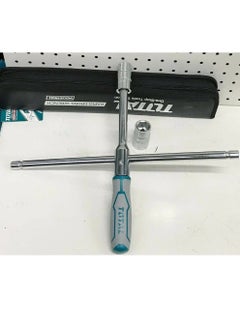 TOTAL Total Rapid Cross Wrench - 16" Heavy-Duty Tool with 4 Sockets (17mm, 19mm, 21mm, 23mm) for Enhanced Leverage and Torque - Includes Durable Leather Bag  - Image 5