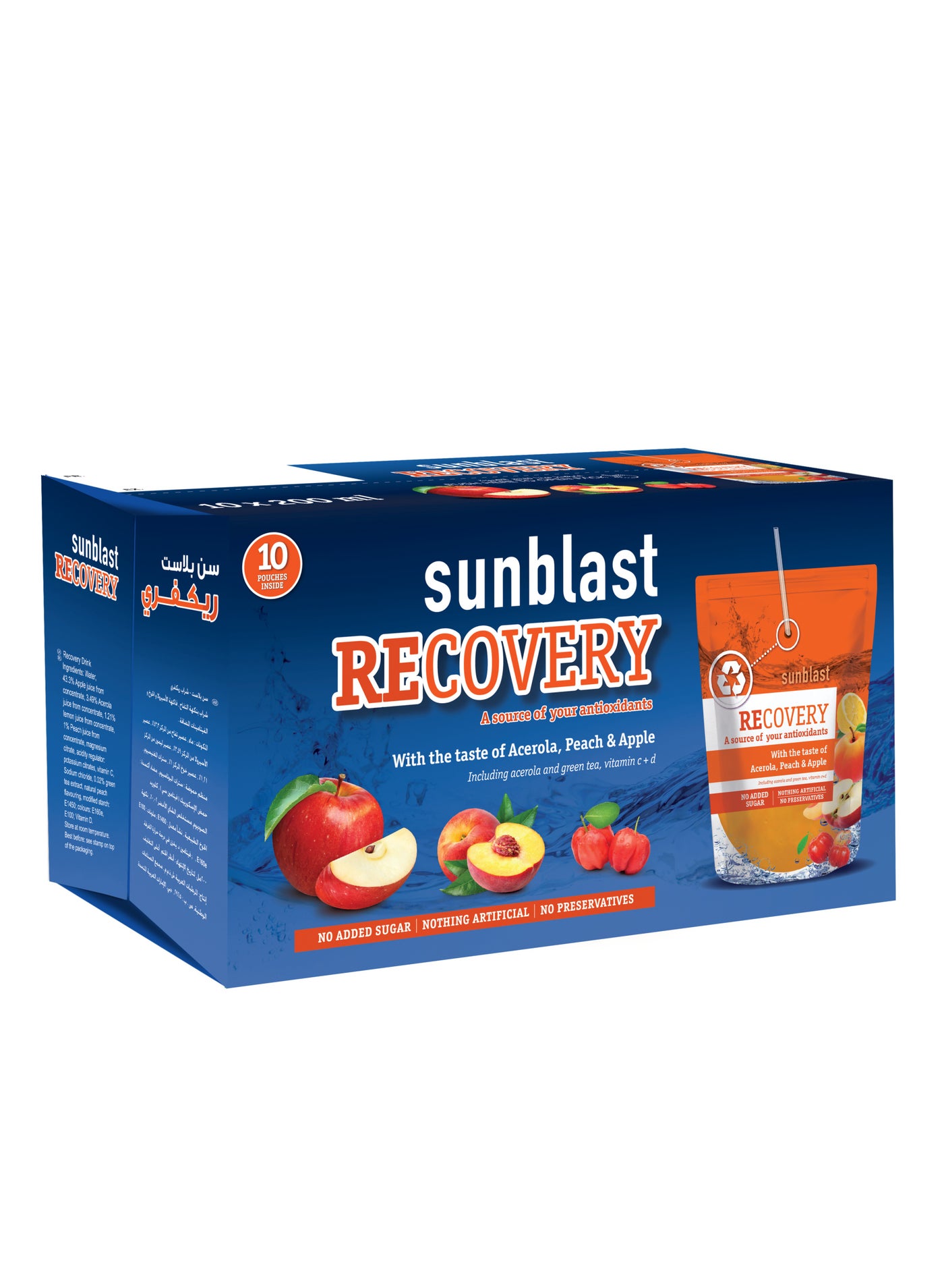 Sun Blast Recovery Peach Drink