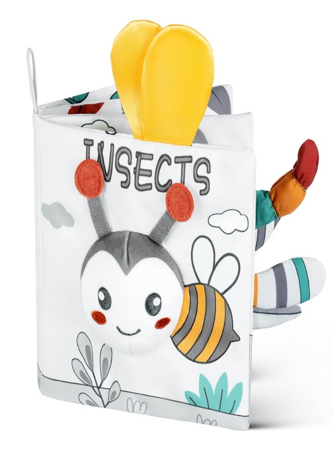 HOTUT Soft Baby Book Toy - Newborn Crinkle Touch and Feel for 0-6 Months, 3D Toddler & Kids Toy, Gift for Boys & Girls (Bee) - Image 1