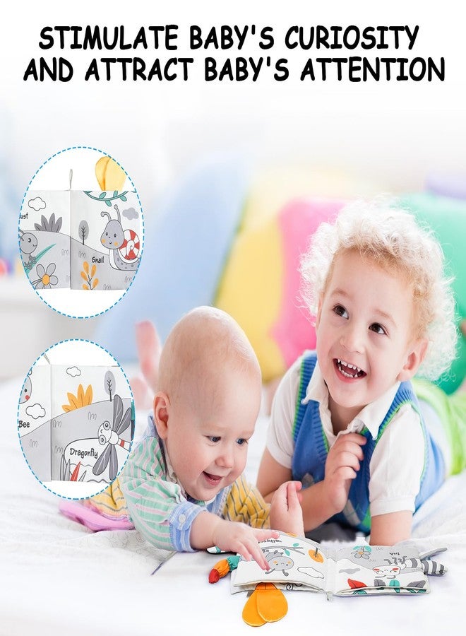 HOTUT Soft Baby Book Toy - Newborn Crinkle Touch and Feel for 0-6 Months, 3D Toddler & Kids Toy, Gift for Boys & Girls (Bee) - Image 3