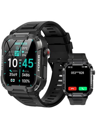 Outdoor Smartwatch for Men, Rugged Smart Watch with Bluetooth Make and Answer Calls, AI Voice Assistant, More than 110 Sports Modes, Health Tracker IP68 Waterproof Long Battery Life Black - pzsku/ZFCB3F708832032C9F99FZ/45/_/1710582689/c8d01eb7-2f0a-447f-9f2c-3addae9119f8