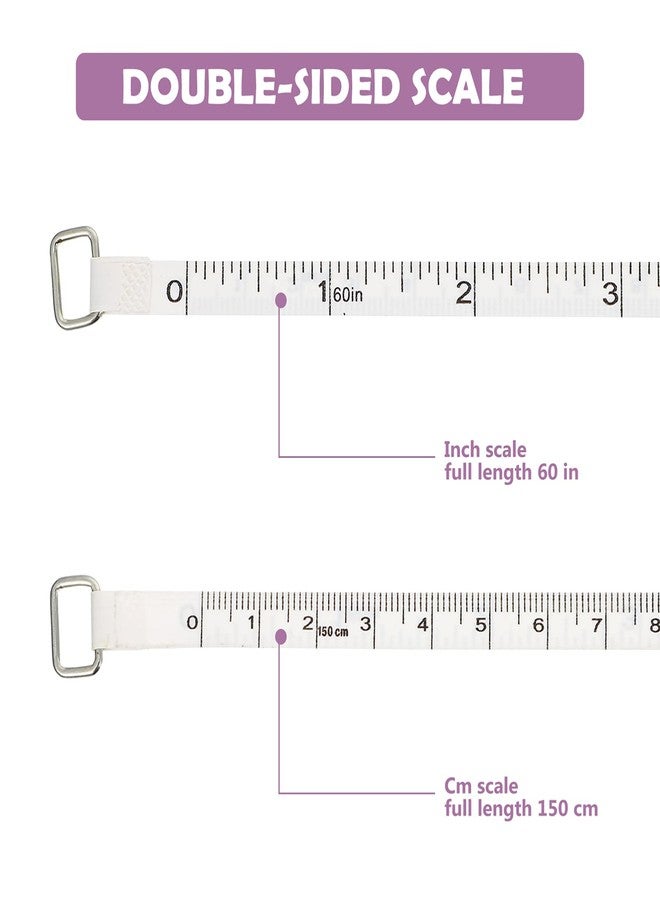 Scicalife PU Leather Retractable Body Tape Measure for Sewing Tailor Cloth Measure - Image 3