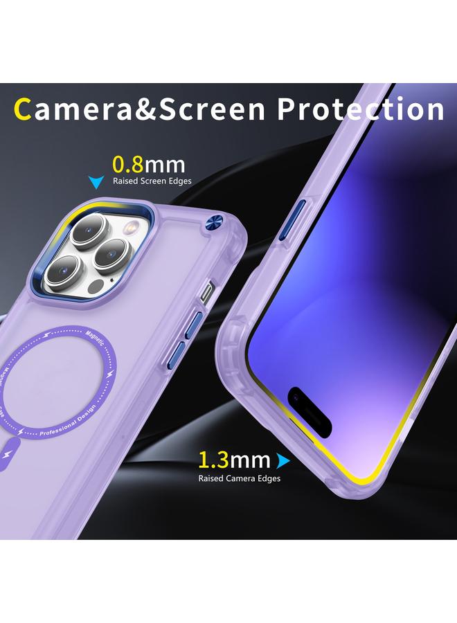 S-TOP Case For iPhone 14 Plus Skin Feel TPU + PC MagSafe Magnetic Phone Case - Image 4