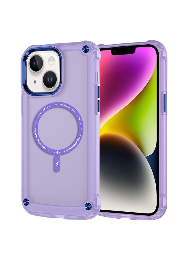 S-TOP Case For iPhone 14 Plus Skin Feel TPU + PC MagSafe Magnetic Phone Case - Image 1