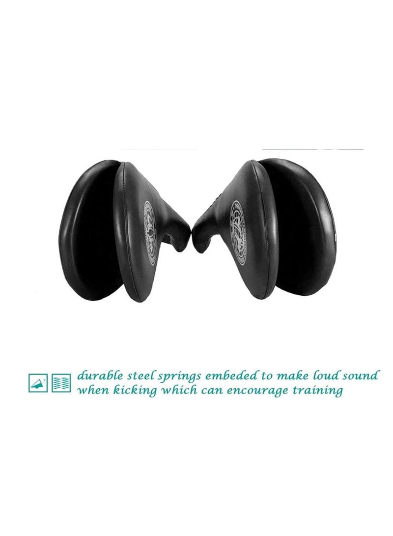 Y&D 1 Pair Boxing Bag Foot Target Taekwondo Double Kick for Adult Kids Training Pad Karate MMA Kickboxing Swordplay Gear Home Fitness Gym - Image 3
