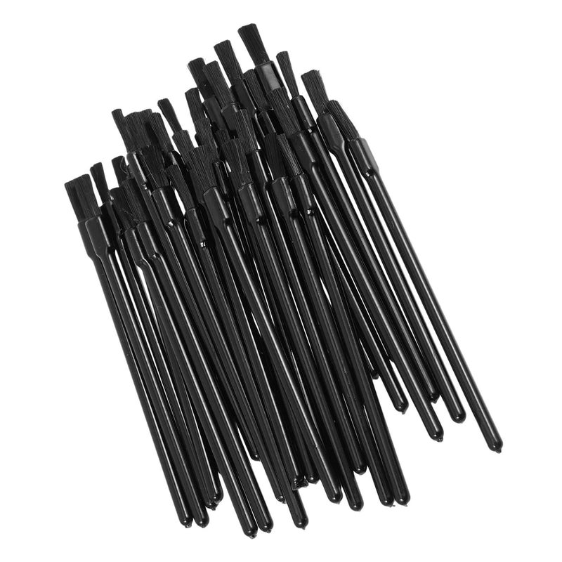 Healeved Disposable Lip Brush Applicator Wands 150pcs Flat Nylon Lipstick Brushes Portable for Travel Makeup Use and Lip Gloss Application - Image 1