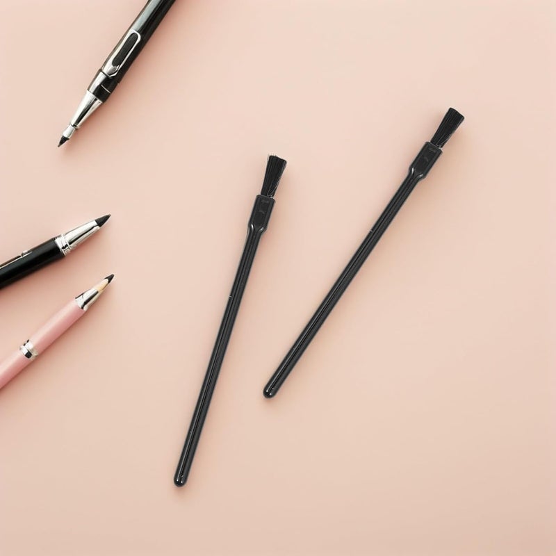 Healeved Disposable Lip Brush Applicator Wands 150pcs Flat Nylon Lipstick Brushes Portable for Travel Makeup Use and Lip Gloss Application - Image 4
