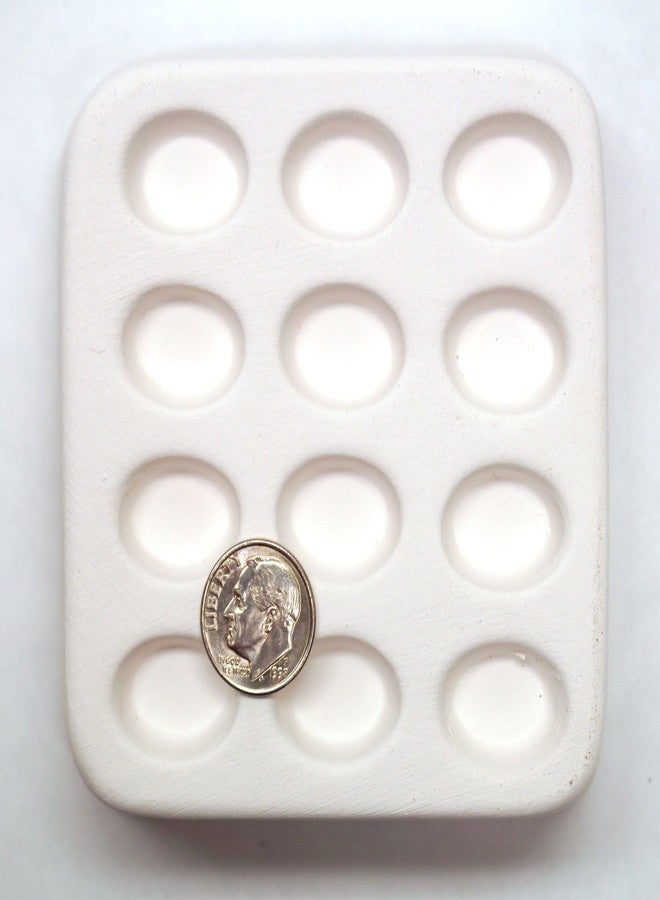 Delphi Glass Super Mini Oval Jewelry Mold - 12 Ovals - Image 4