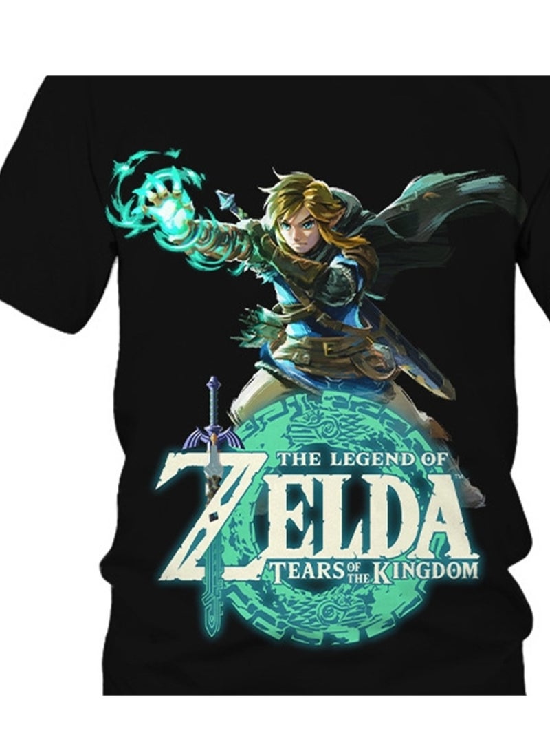 Game Zelda Breath of the Wild 3D digital printing personalized breathable children's T-shirt  - Image 2