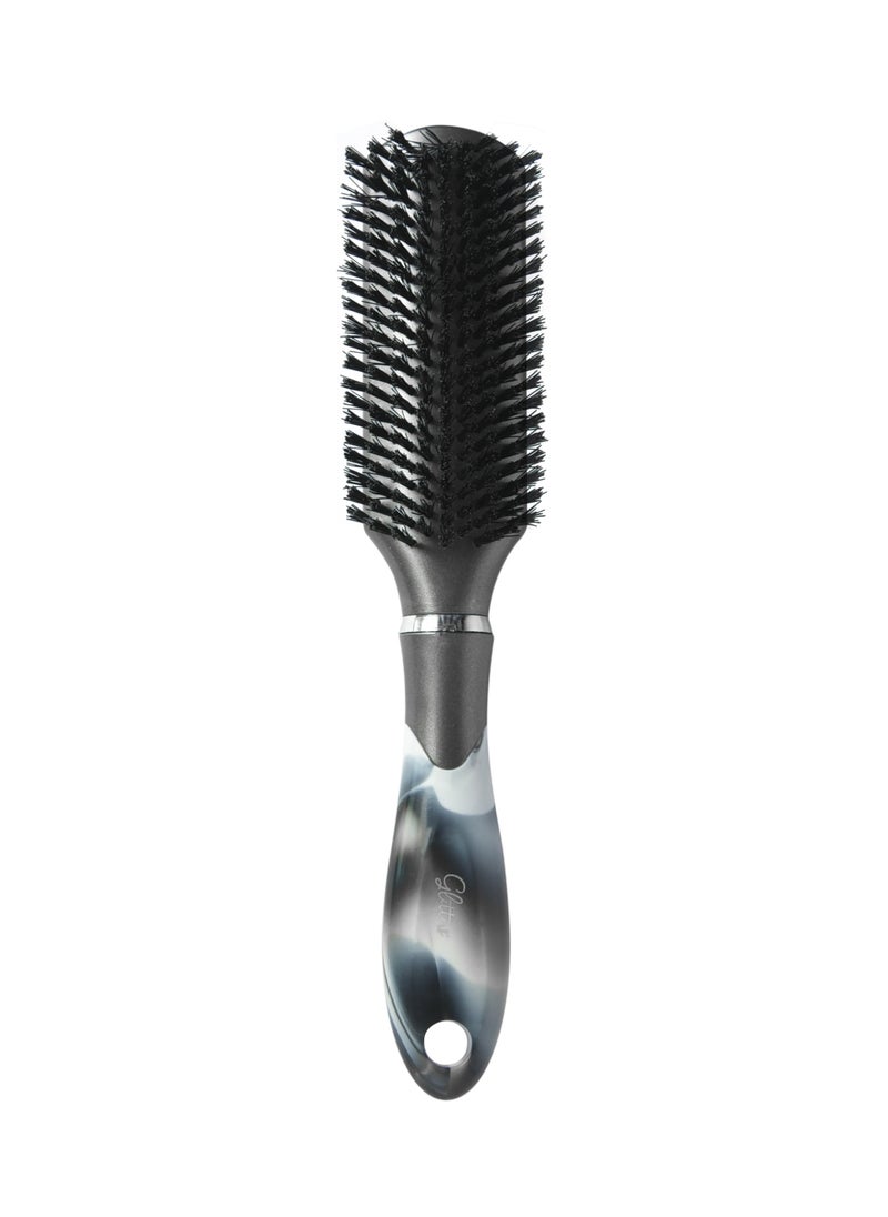 Glitters - Hair Brushes for Men Women, Hole Design Hair Blow Drying Styling Brush Curve Brush Barber Brush for Long, Thick, Thin, Curly Hair, Slicked-back Hair - Image 1