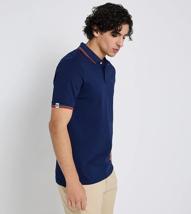 بين شيرمان Ben Sherman Men's Short Sleeve Solid Polo Tees