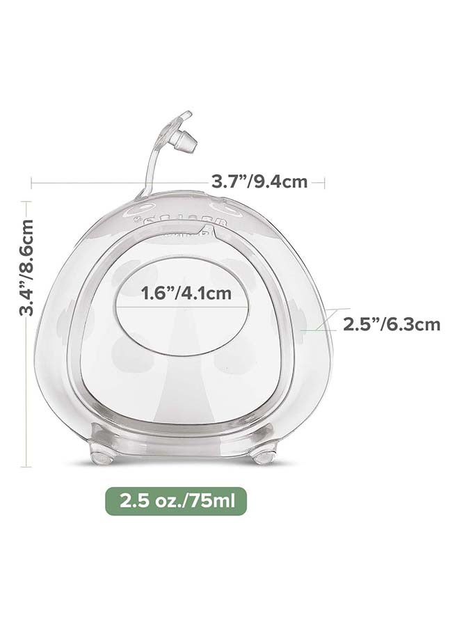 haakaa Pack Of 2 Ladybug Breast Milk Collector With Storage Bag, 2 X 75 ML - Image 2