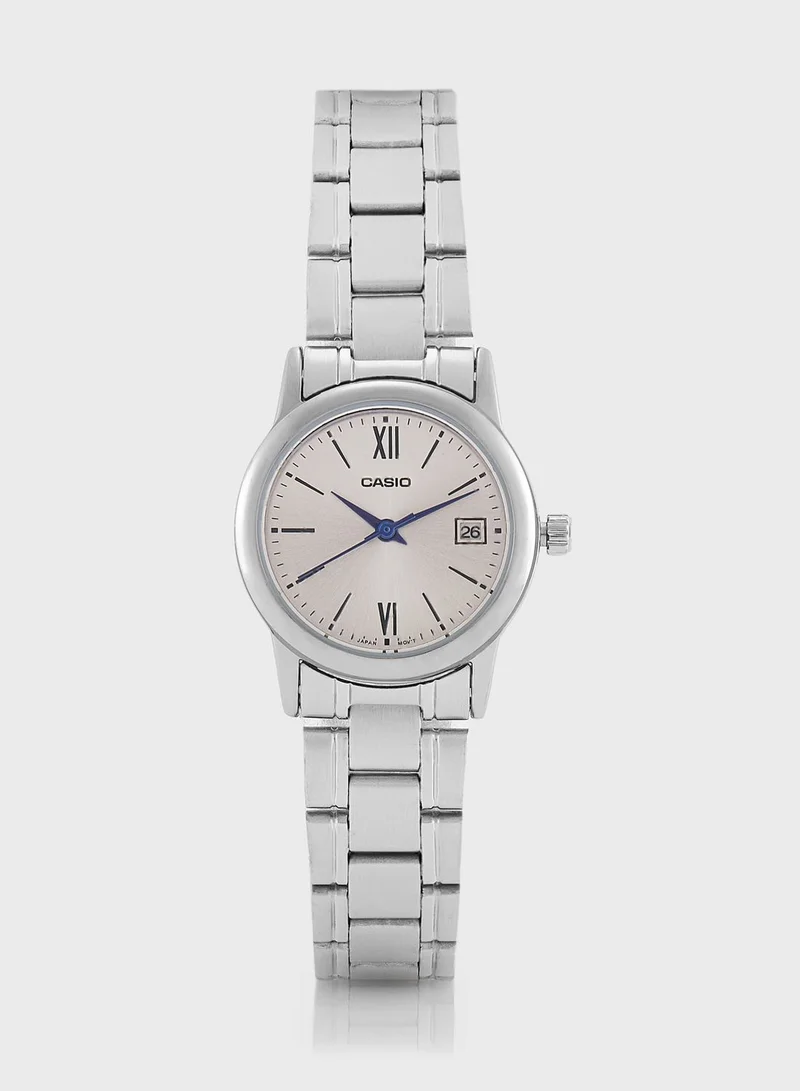 CASIO Steel Strap Analog Watch