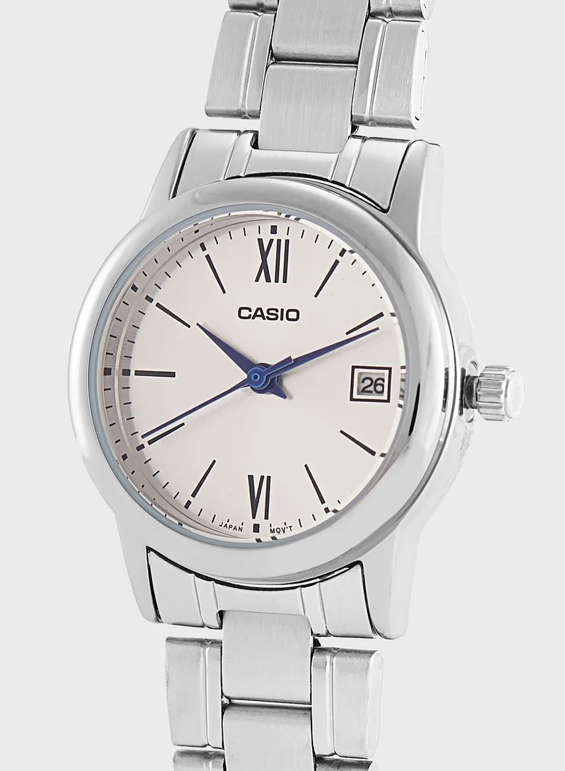 CASIO Steel Strap Analog Watch