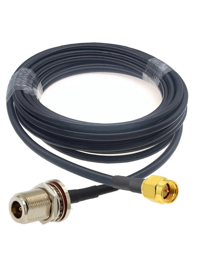 Ohm OHM N-Type Female To SMA Male Antenna Cable RG58  - Image 1