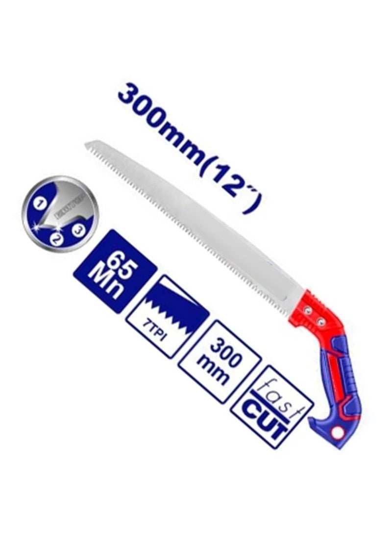 EMTOP 300mm/12in Professional Palm Saw | Triple Teeth for Fast and Clean Cutting, Ideal for Precisely and Efficiently Pruning Trees and Shrubs - Image 2