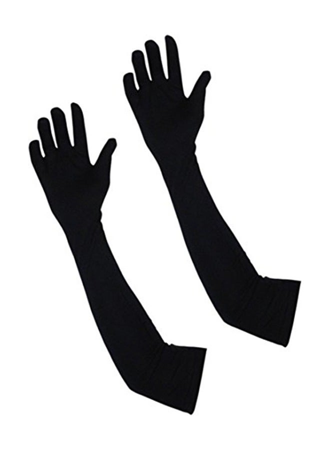 Protective Cotton Full Hand Arm Sleeves Gloves - Image 1