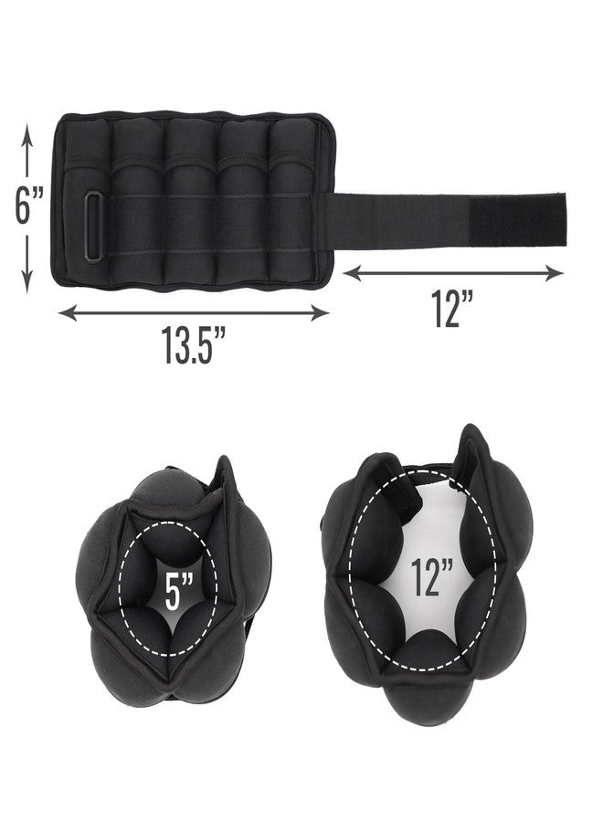 DMI Adjustable Wrist or Ankle Weights, 5 Removable Sand Pockets for Weight Adjustment, for Men & Women, Walking Weights, Adjustable Length, Max Weight of 10lbs, 2 X 5lbs - Image 5