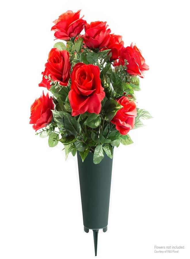 Novelty Large Round Cemetery Vase, 6-Pack - Image 3