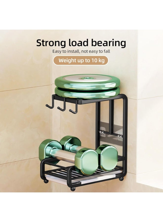 Bukela Carbon Steel Kitchen Sink Caddy Organizer Wall Mounted or Countertop with Removable Drip Tray Holds Sponge Soap Brush Dishcloth Towel - Image 5
