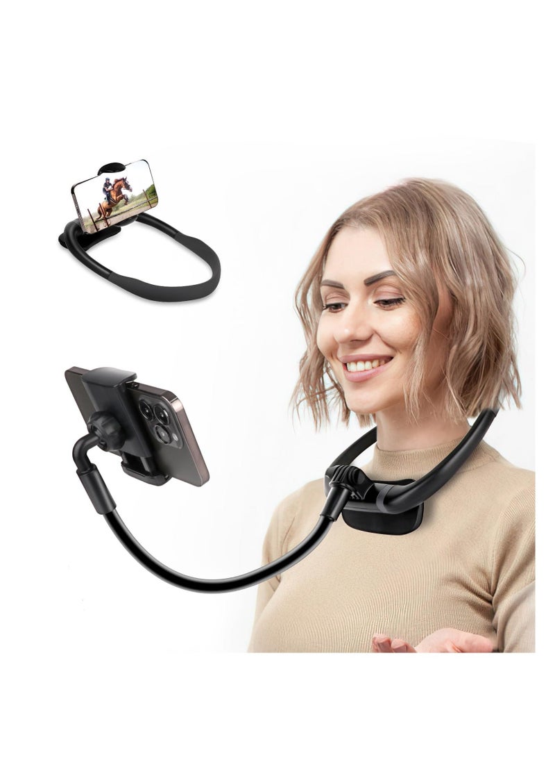 SYOSI SYOSI, Cell Phone Stand, Flexible Long Arm Gooseneck Holder, Hand Free 360° Rotation Neck Mount for Bed, Universal Lazy Bracket Stand 4.7''-6.7''  - Image 1