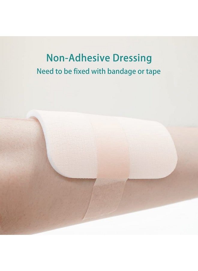 Dimora Dimora Foam Dressing, Sterile Non-Adhesive Hydrophilic Pads, Highly Absorbent 4"x4"(10 cm*10 cm) Pack of 10 Square Waterproof Dressing for Wound Care - Image 5
